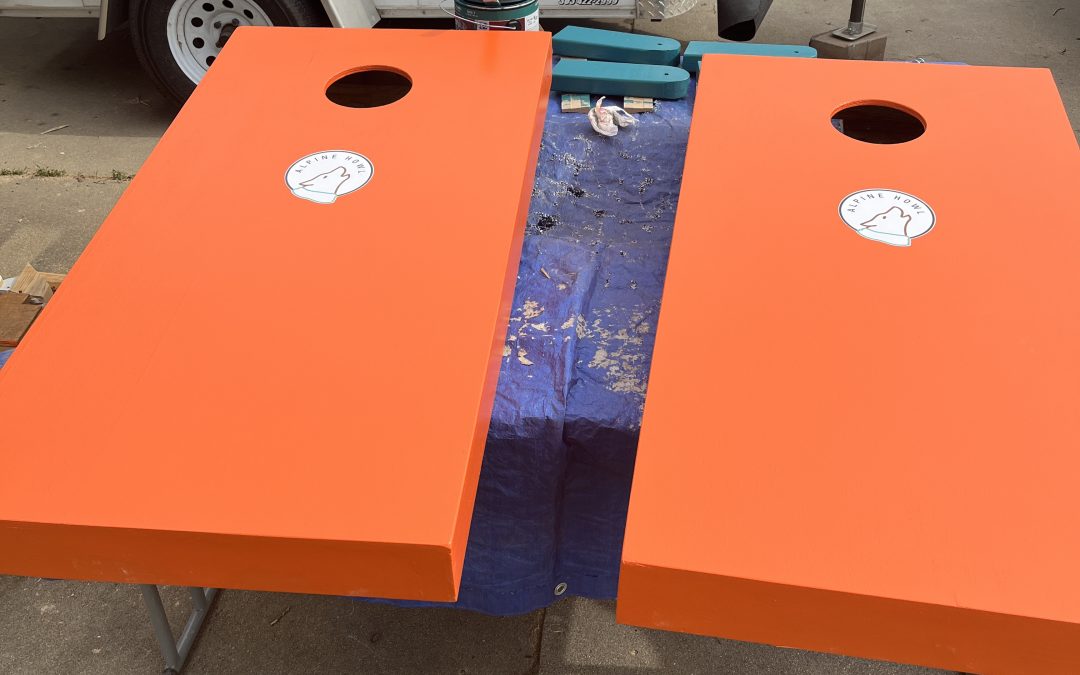 Alpine Howl Cornhole Boards